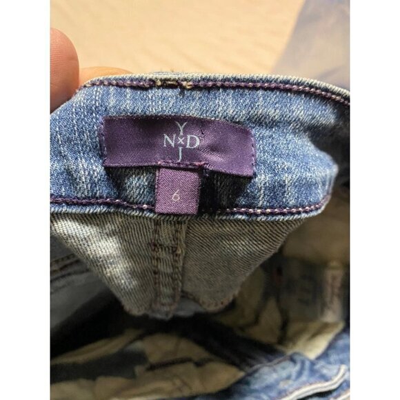 Not Your Daughters Jeans Bootcut Blue Jeans Size 6 - Picture 4 of 7